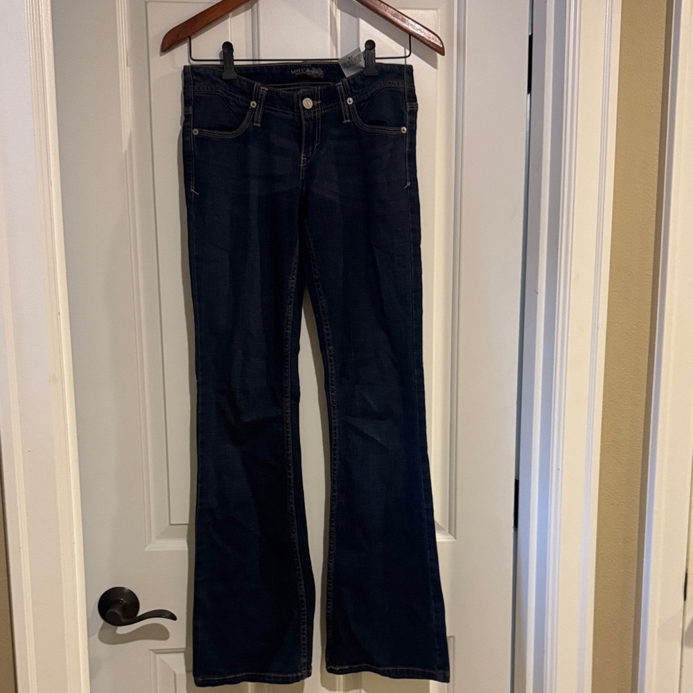 Levi's Women's Deep Indigo Flare Jeans